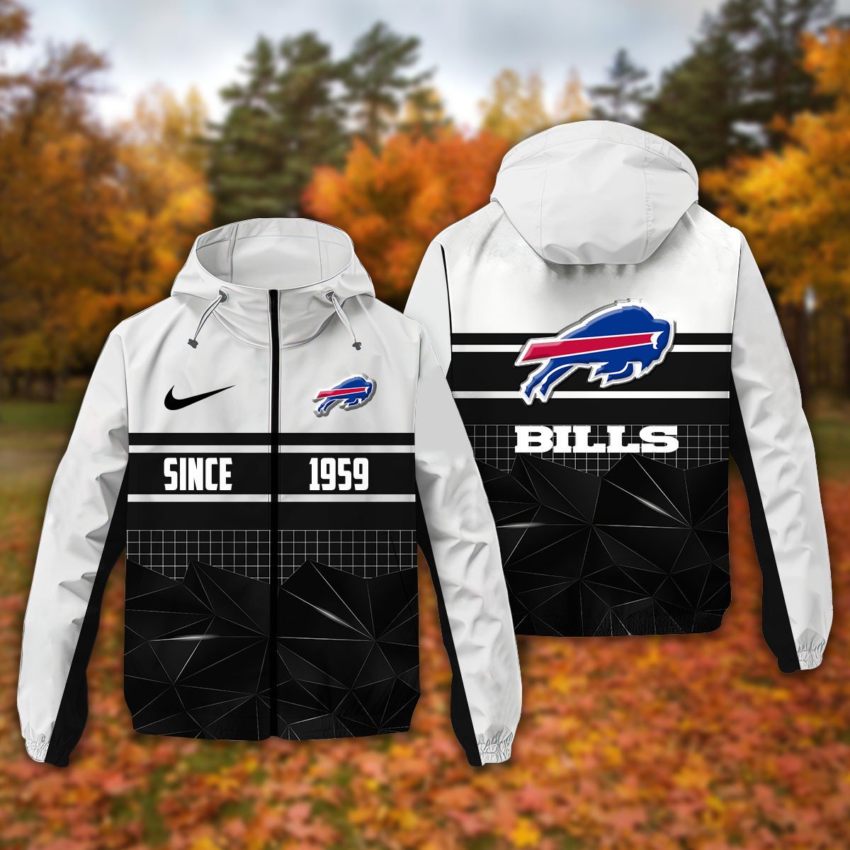 Buffalo Bills NFL Personalized Windbreaker Jacket For Fan