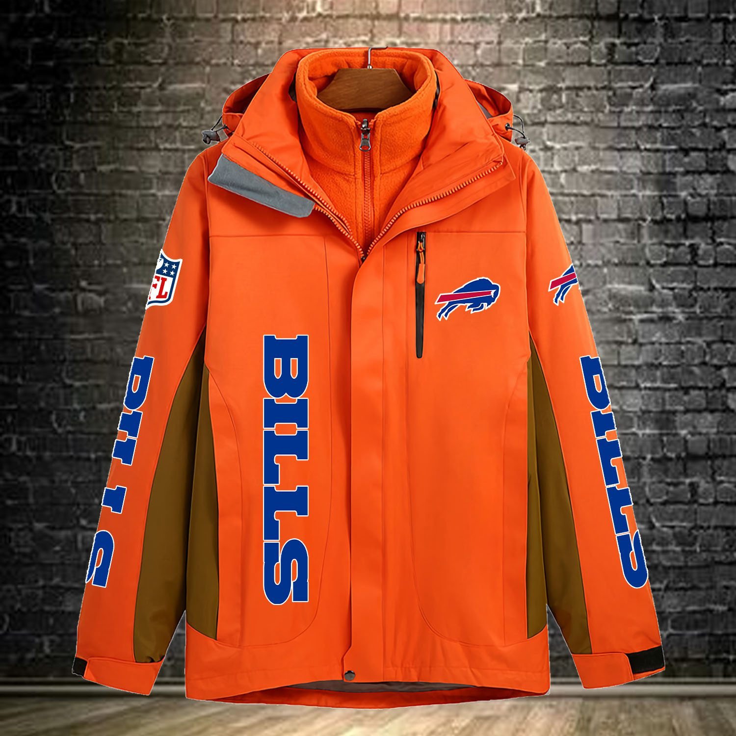 Buffalo Bills NFL Personalized Windbreaker Jacket For Fan