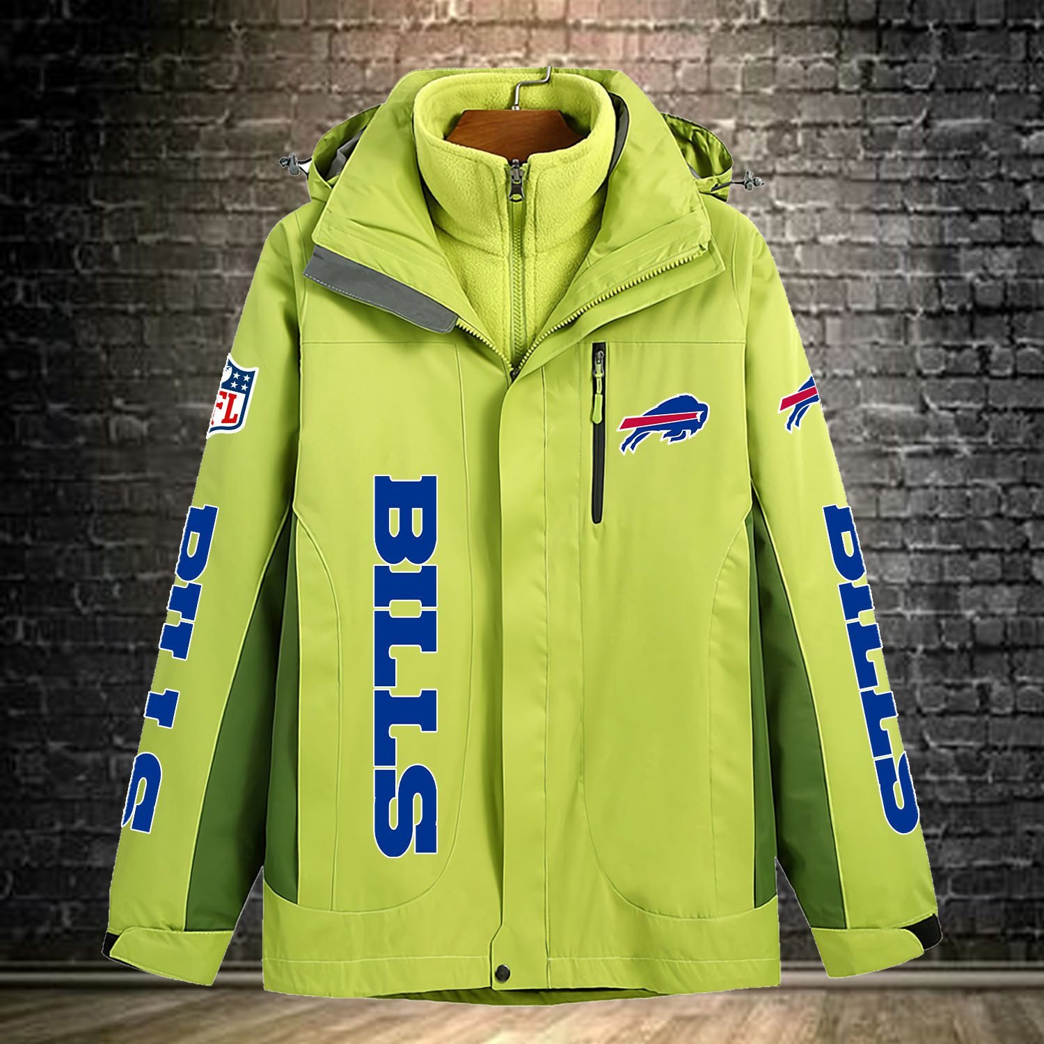 Buffalo Bills NFL Personalized Windbreaker Jacket For Fan