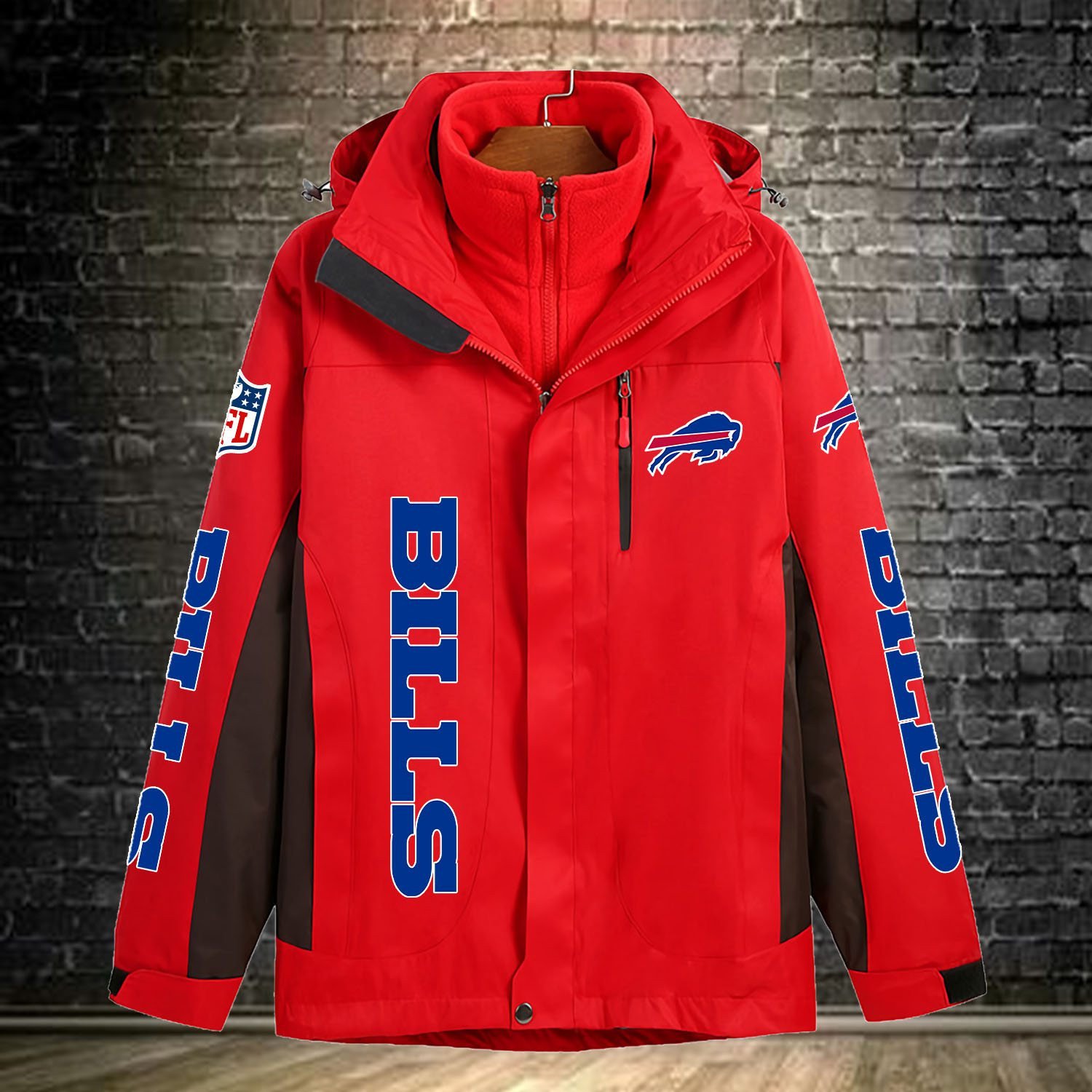 Buffalo Bills NFL Personalized Windbreaker Jacket For Fan