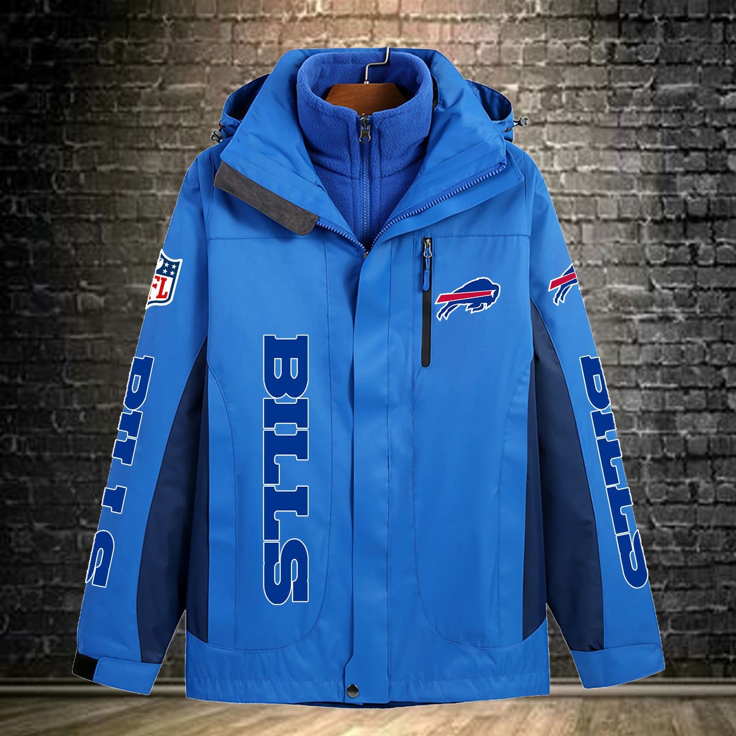 Buffalo Bills NFL Personalized Windbreaker Jacket For Fan