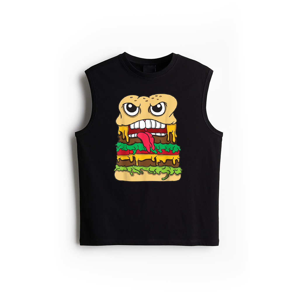 Burger Hamburger Cheeseburger Tshirt Fastfood Gift Food Frie Tank Top