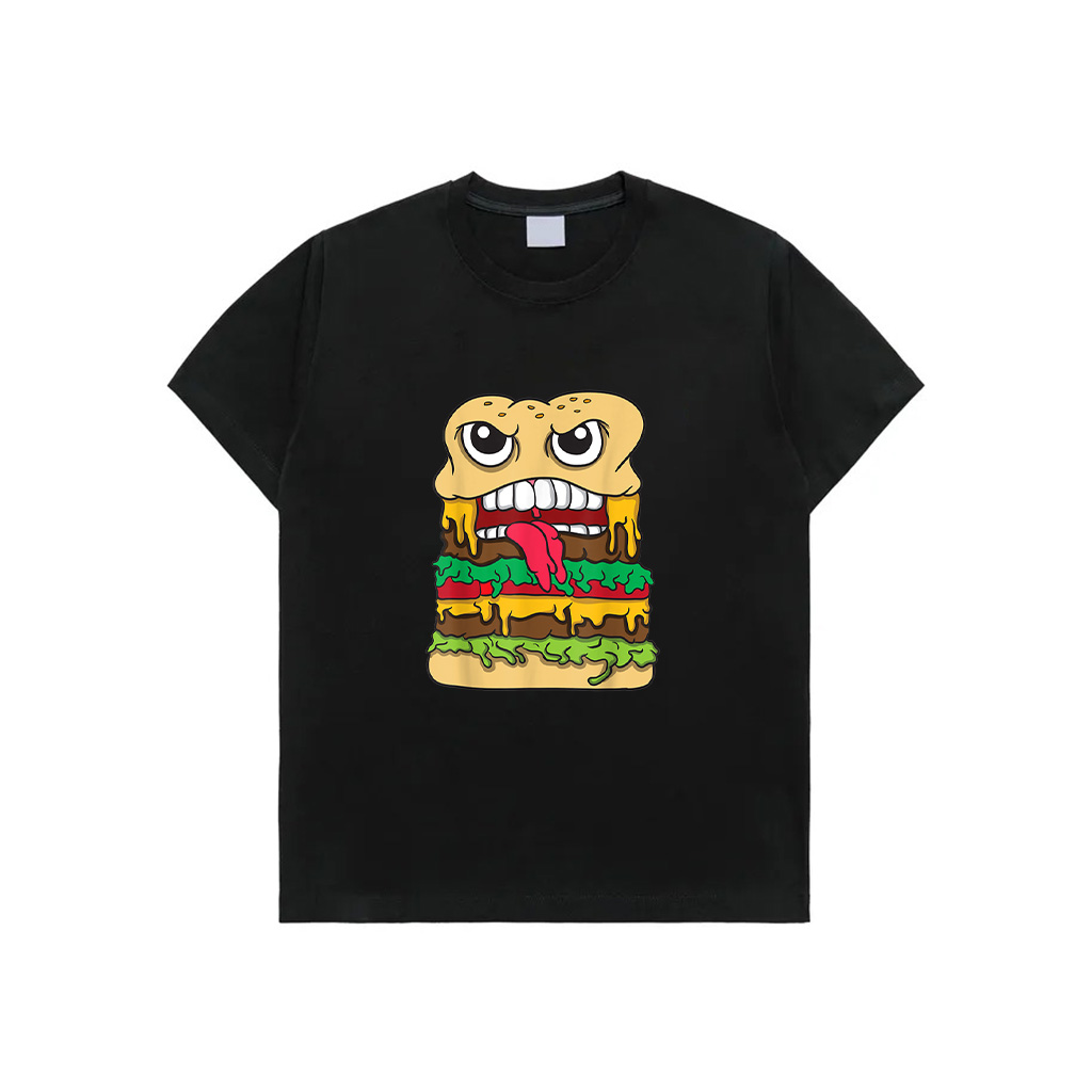Burger Hamburger Cheeseburger Tshirt Fastfood Gift Food Frie T-Shirt