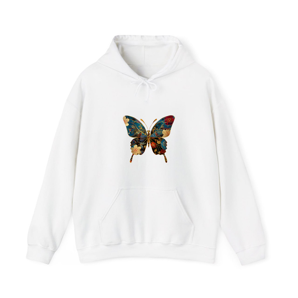Butterfly Floral Vintage Fairycore Hoodie