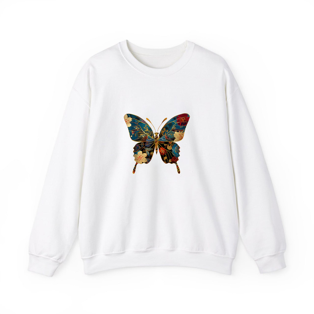 Butterfly Floral Vintage Fairycore Sweatshirts