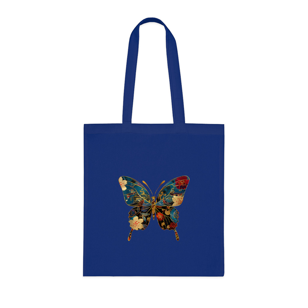 Butterfly Floral Vintage Fairycore Tote Bag