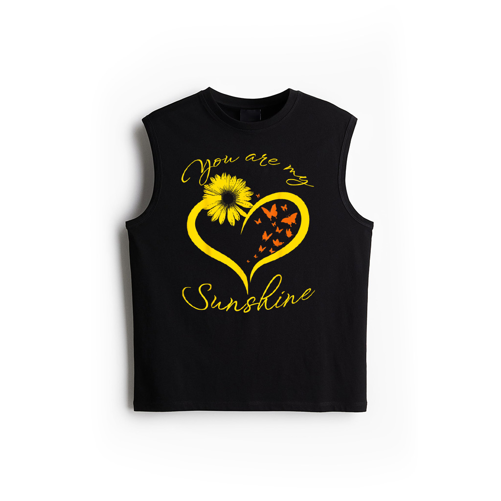 Butterfly You Are My Sunshine Sunflower Butterflies Tank Top