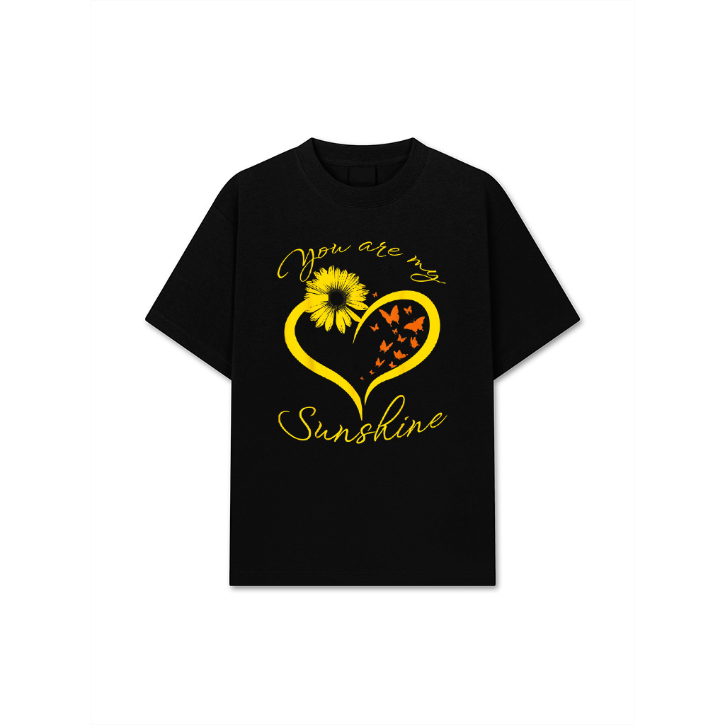 Butterfly You Are My Sunshine Sunflower Butterflies T-Shirt