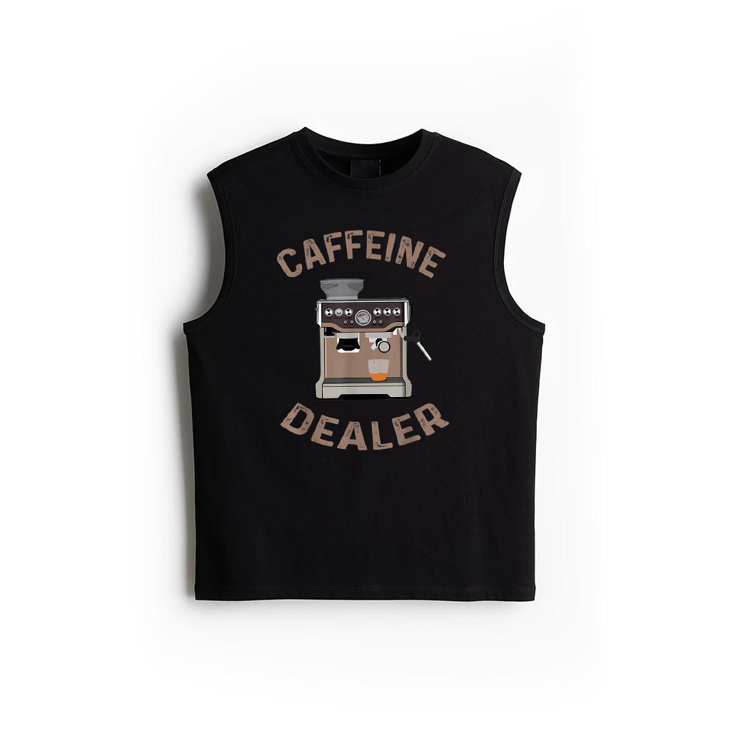 Caffeine Dealer Espresso For Coffee Lover And Barista Tank Top