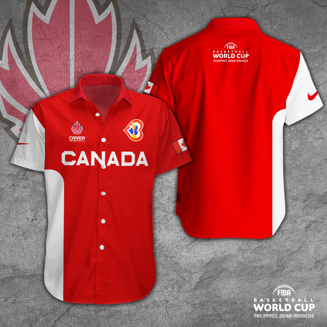 Canada Mens National Basketball Team FIBA Basketball World Cup Hawaiian Shirt Gifts For Fans