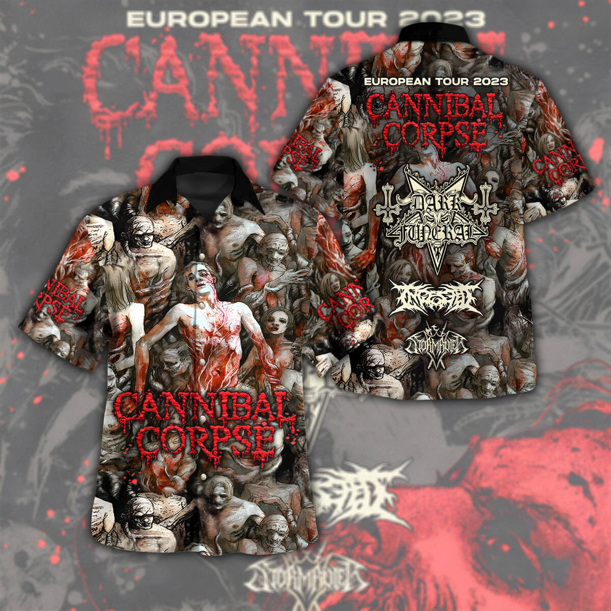 Cannibal Corpse Music Hawaiian Shirt Gifts For Fans