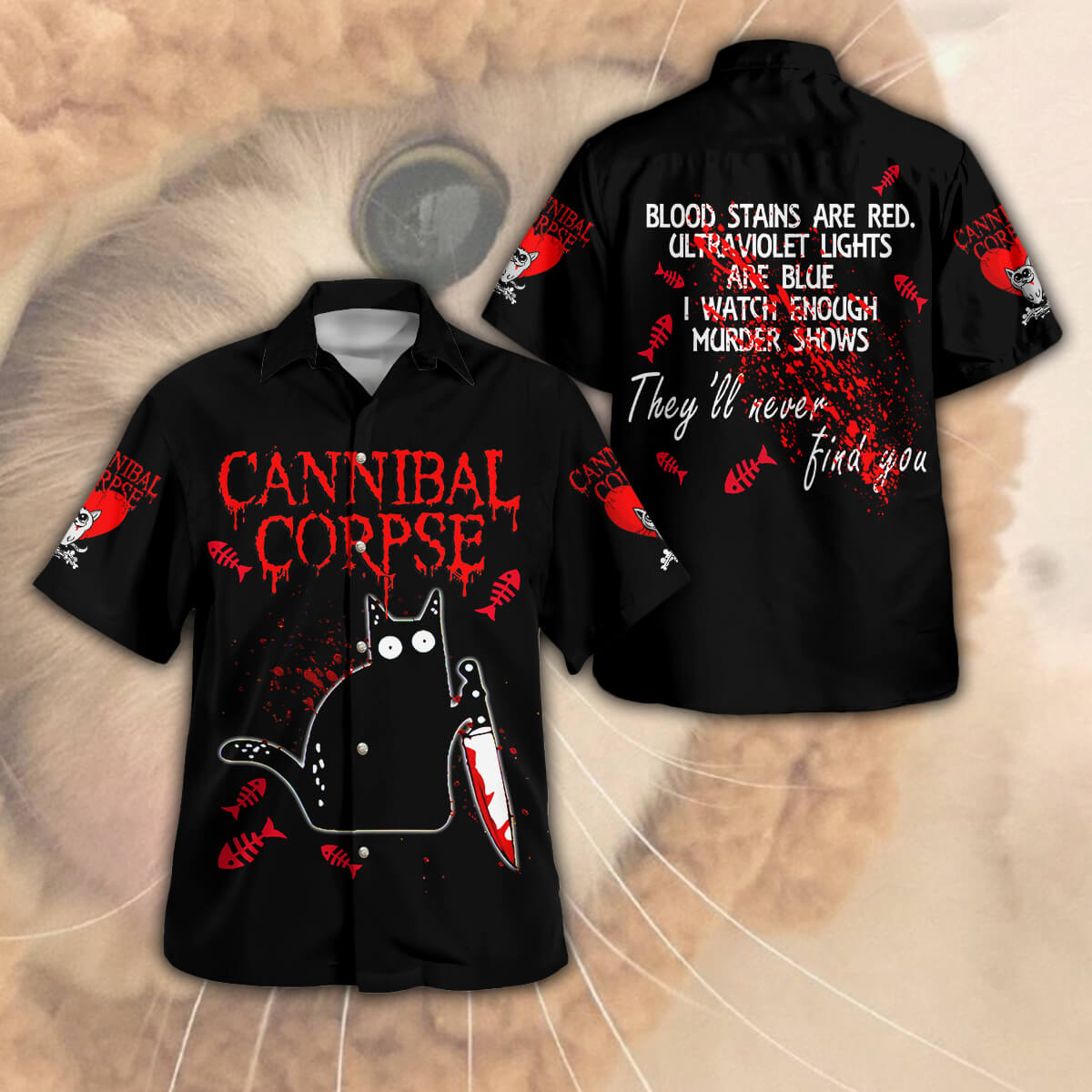 Cannibal Corpse Music Hawaiian Shirt Gifts For Fans