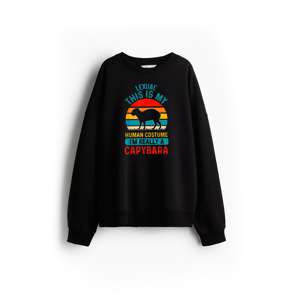 Capybara Funny Quote Rodent Vintage Capybara Sweatshirt