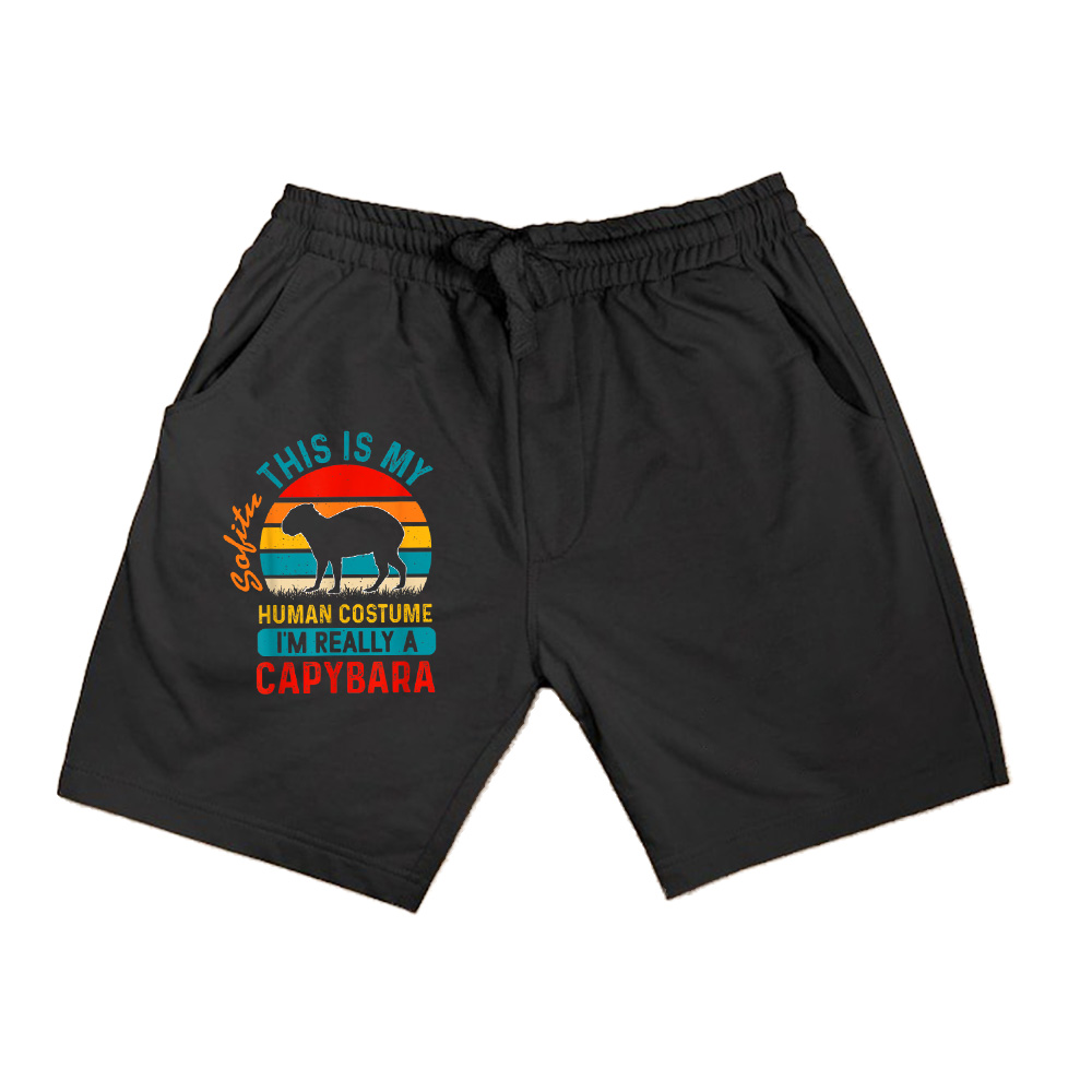 Capybara Funny Quote Rodent Vintage Capybara Shorts