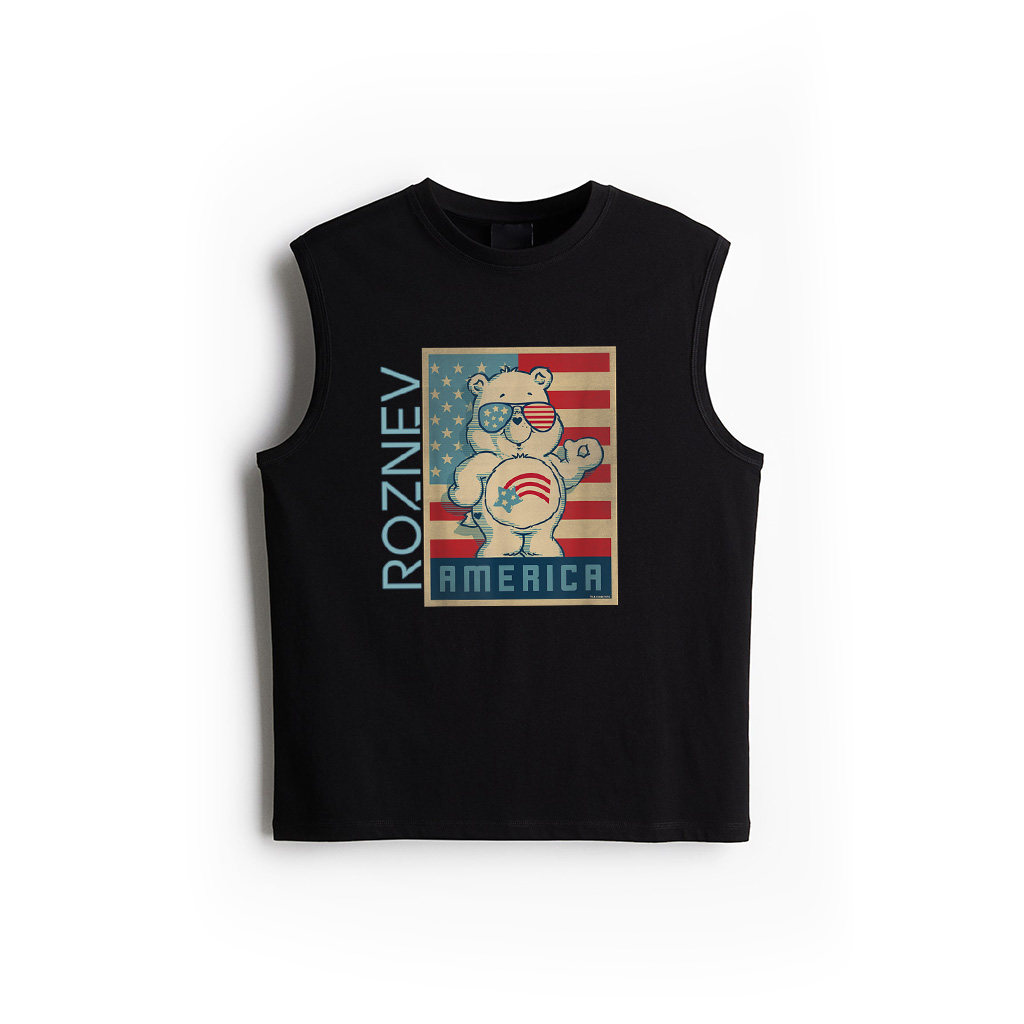 Care Bears 4Th Of July America Cares Vintage Flag Poster Tank Top Summer Collection