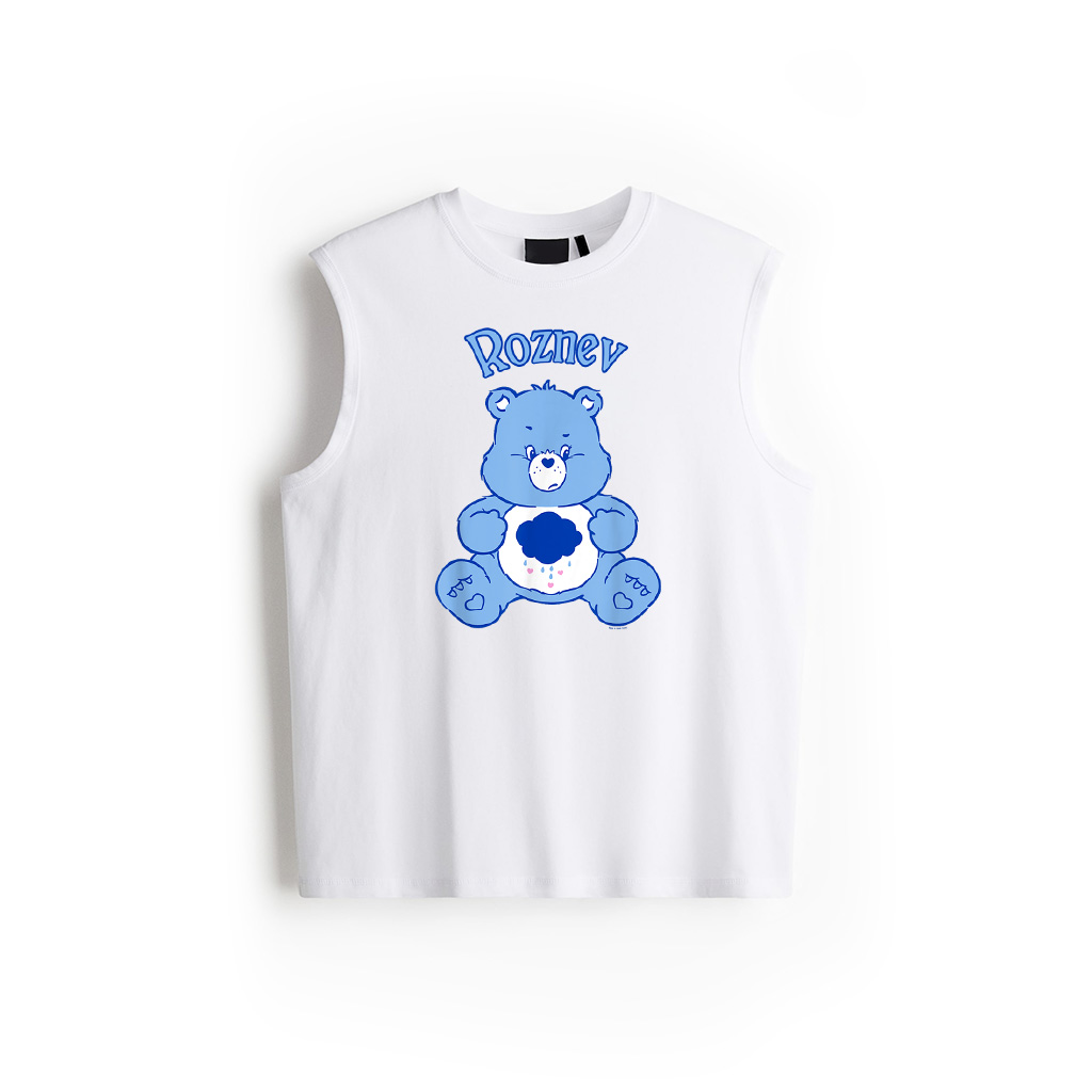 Care Bears Vintage Classic Grumpy Bear Cloudy Belly Badge Tank Top,New Arrivals Care Bears Vintage Classic Grumpy Bear Cloudy Belly Badge Tank Top New Arrivals