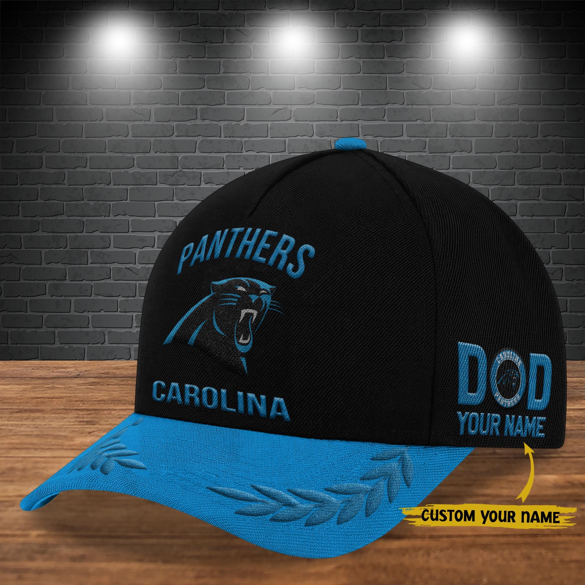 Carolina Panthers Cap New 2025 Version Custom Your Name, Sport Team Cap, Sport Gift For Fans, Fathers Day Gifts