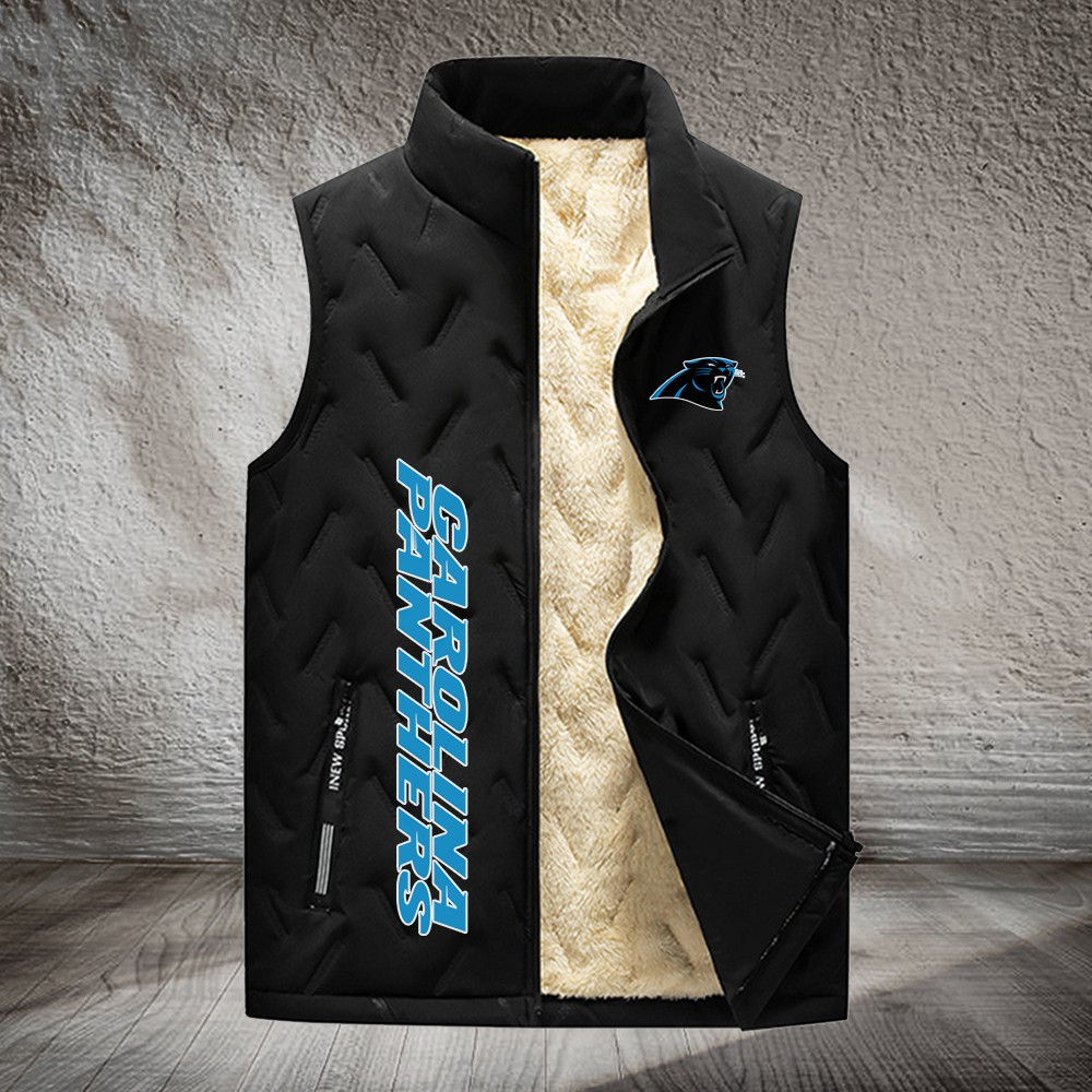 Carolina Panthers NFL Personalized Puffer Jacket For Fan