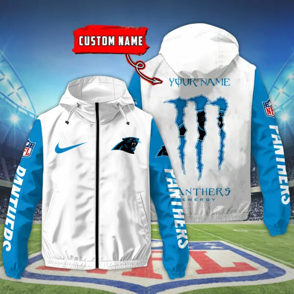 Carolina Panthers NFL Personalized Style Windbreaker Jacket For Fans