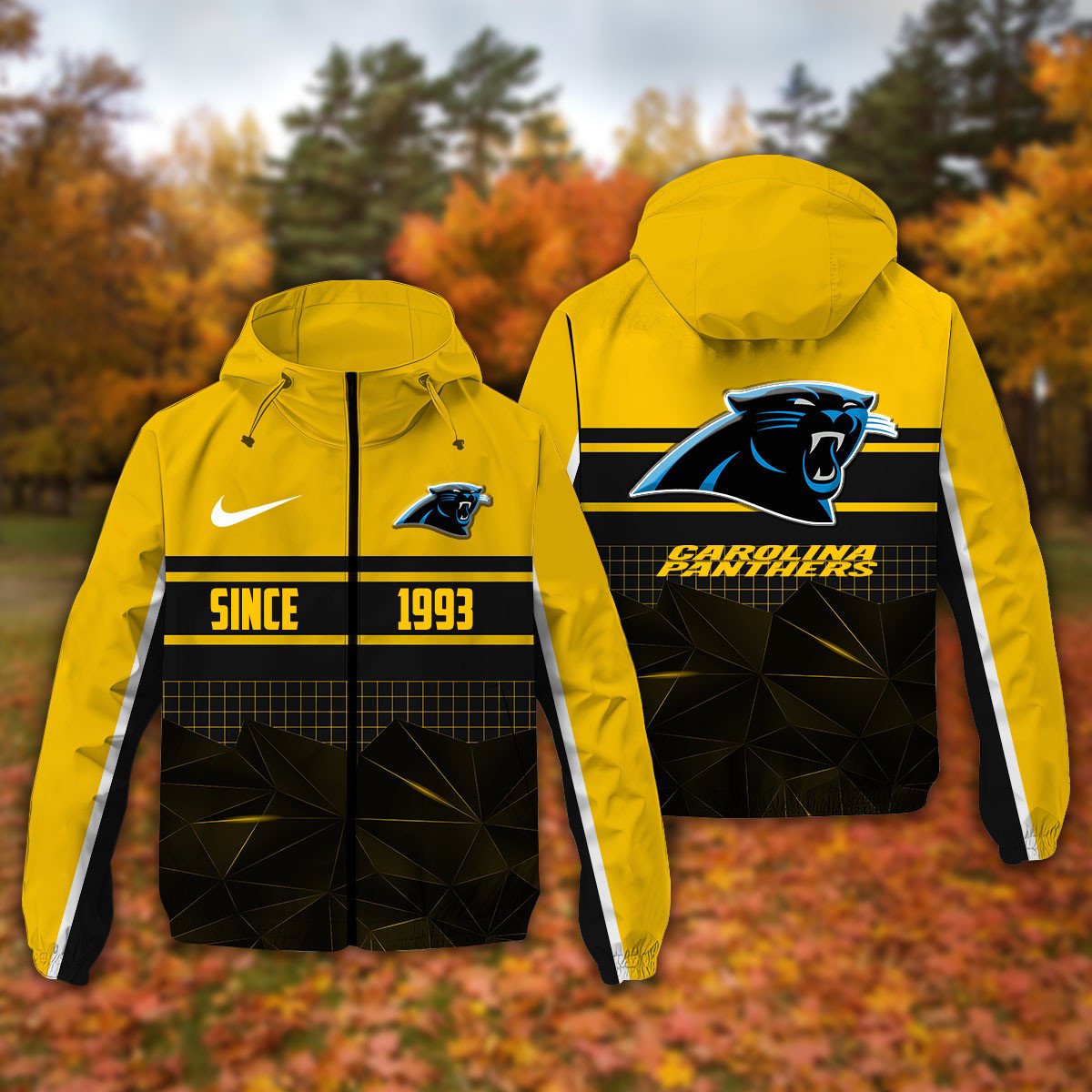 Carolina Panthers NFL Personalized Windbreaker Jacket For Fan