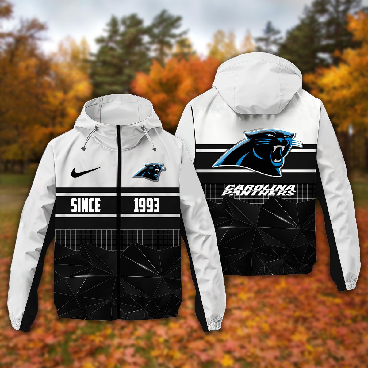 Carolina Panthers NFL Personalized Windbreaker Jacket For Fan