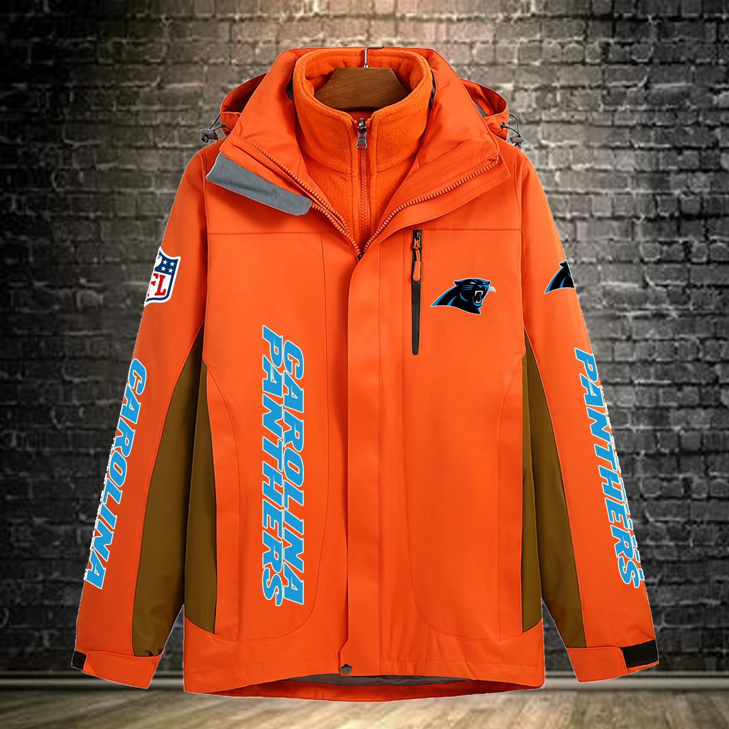 Carolina Panthers NFL Personalized Windbreaker Jacket For Fan