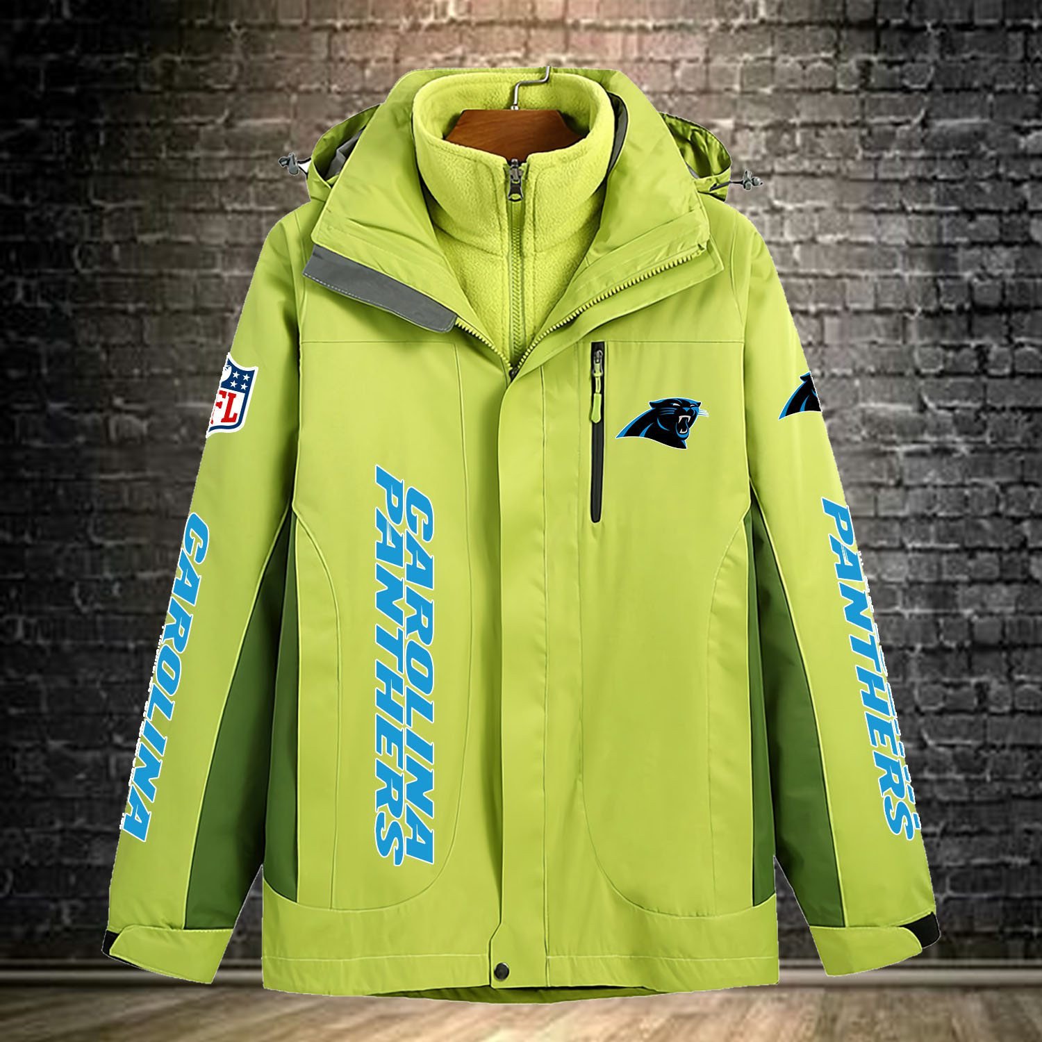 Carolina Panthers NFL Personalized Windbreaker Jacket For Fan