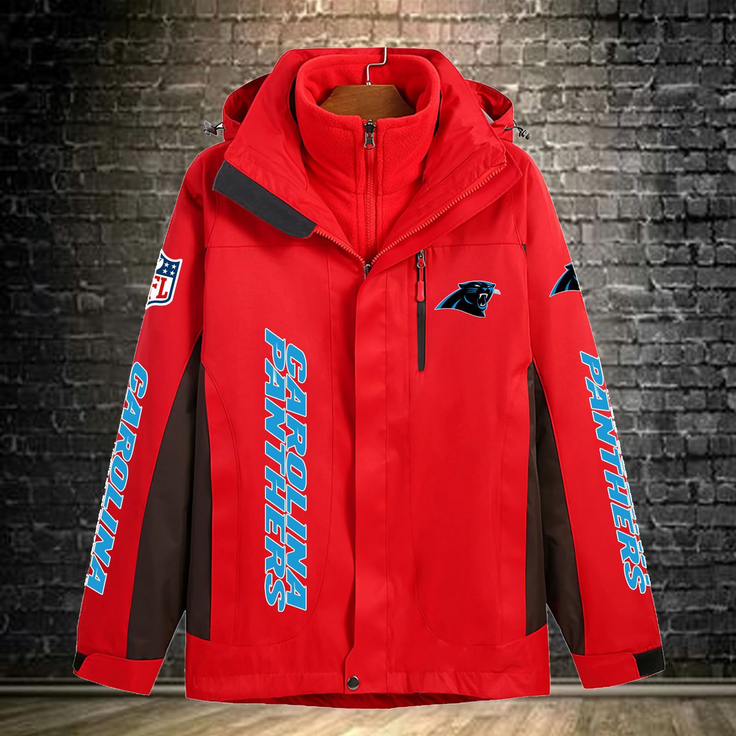 Carolina Panthers NFL Personalized Windbreaker Jacket For Fan