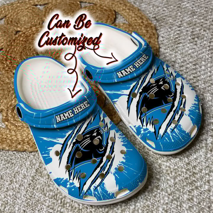 Carolina Panthers Personalized Limited Clog BG272