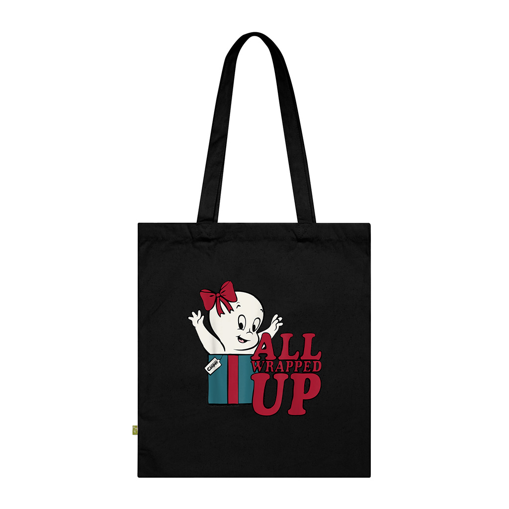 Casper The Friendly Ghost Vintage All Wrapped Up Holiday Tote Bag
