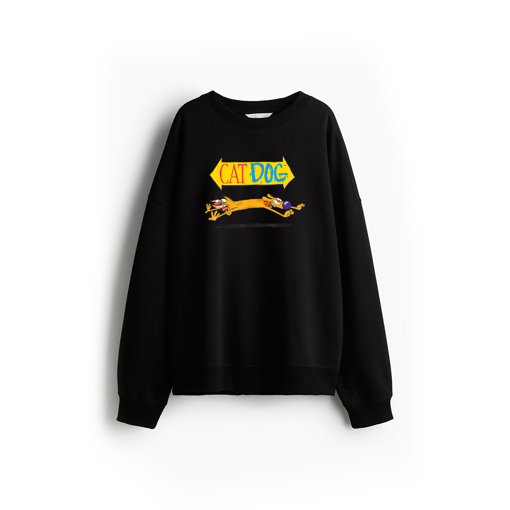 Cat Dog On Couch Nickelodeon Sweatshirt