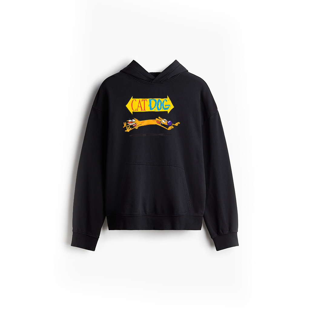 Cat Dog On Couch Nickelodeon Hoodie