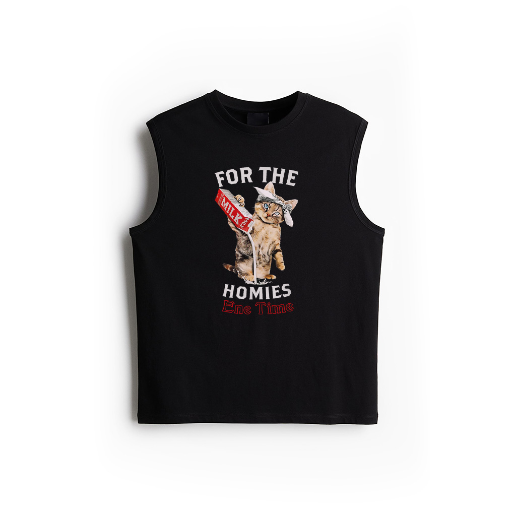 Cat Says For The Homies Tank Top