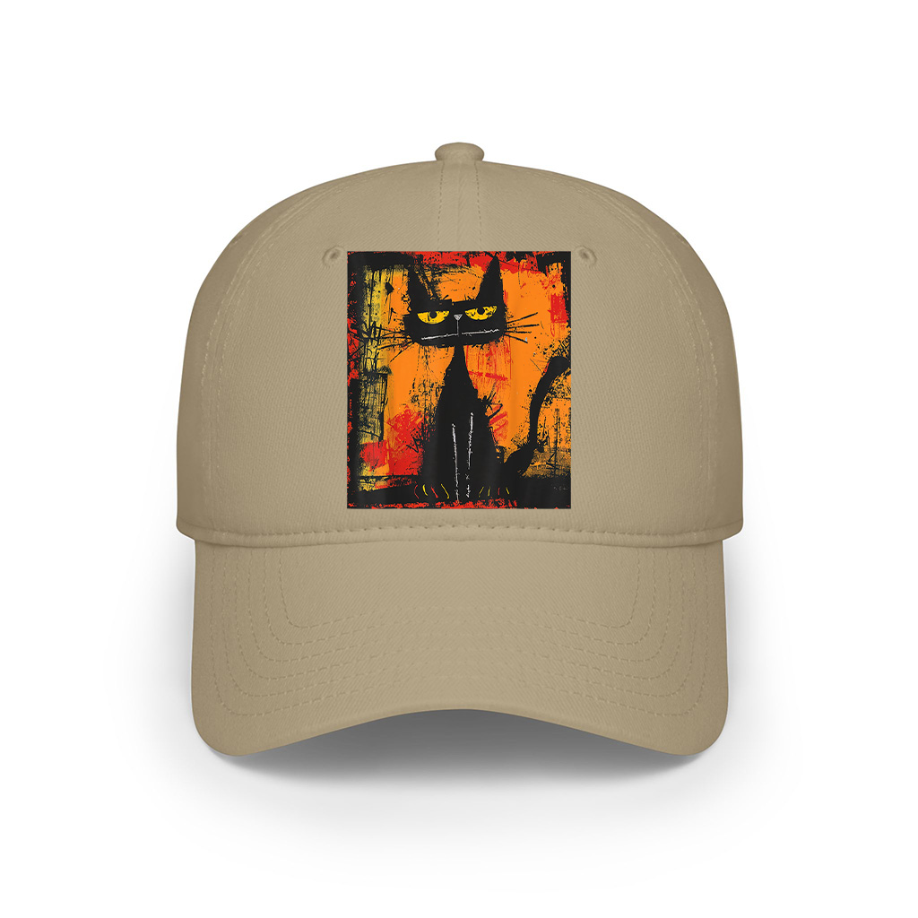 Cat Stylish Abstract Graffiti Art Design Cap - Image 5