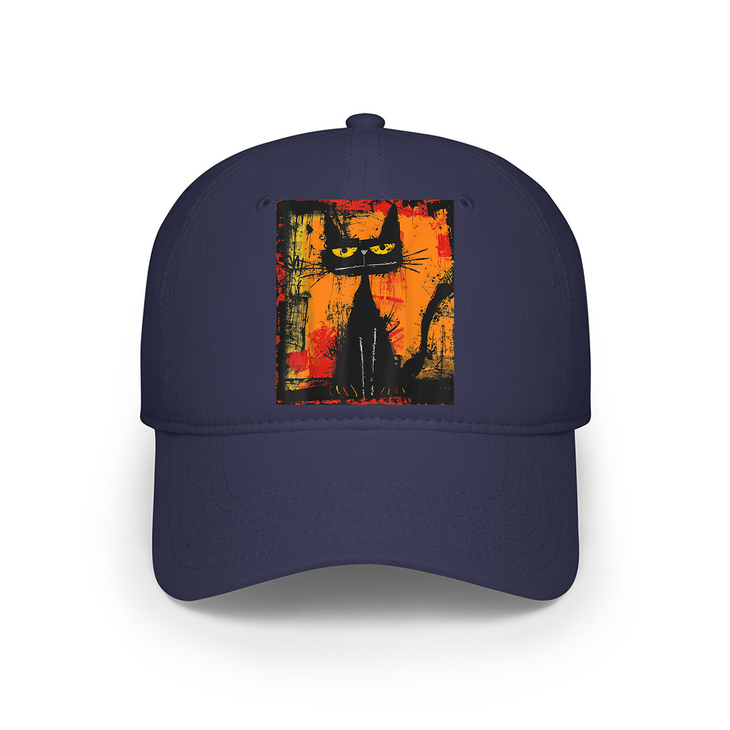 Cat Stylish Abstract Graffiti Art Design Cap - Image 6