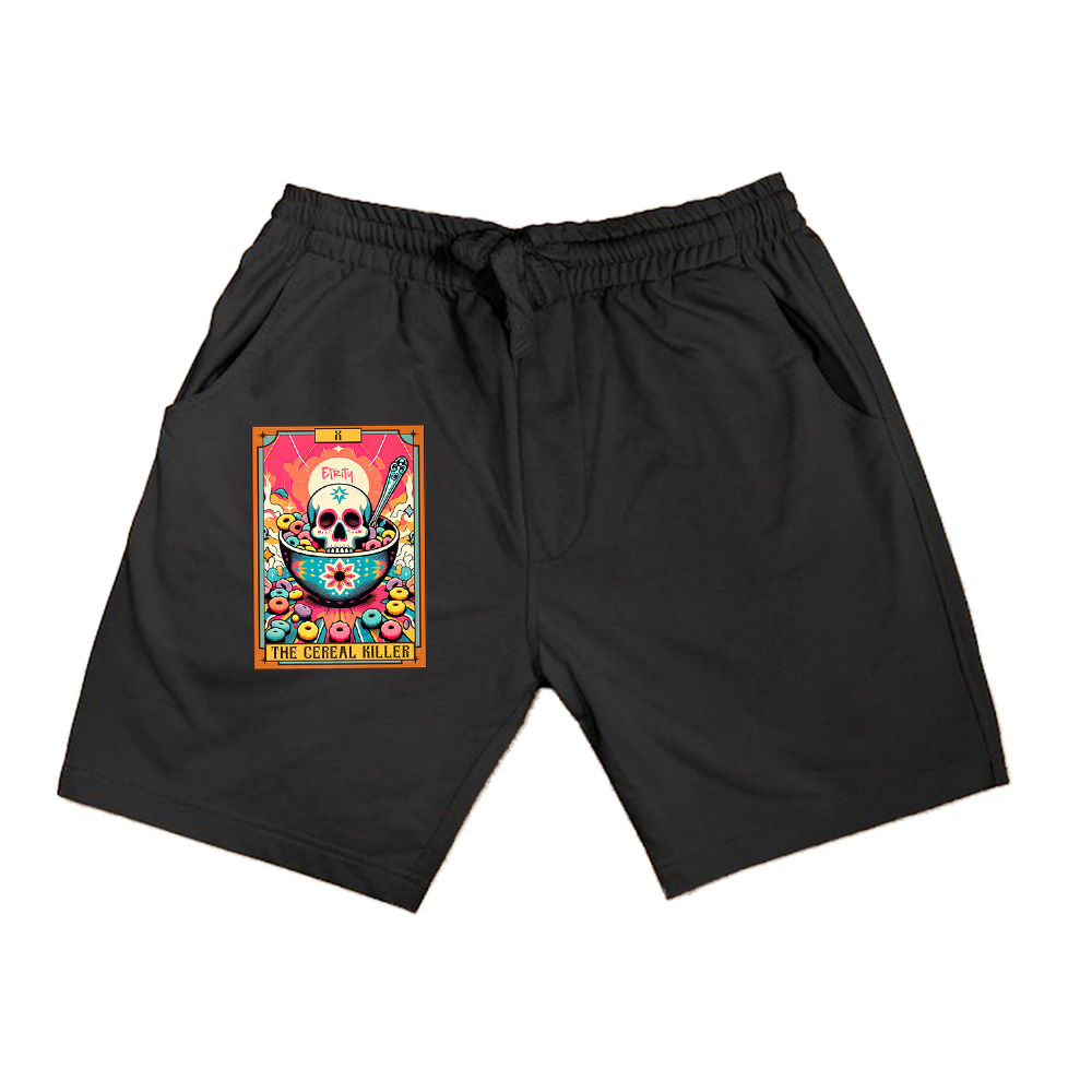 Cereal Lover Breakfast Foodie The Cereal Kiler Tarot Card Premium Shorts