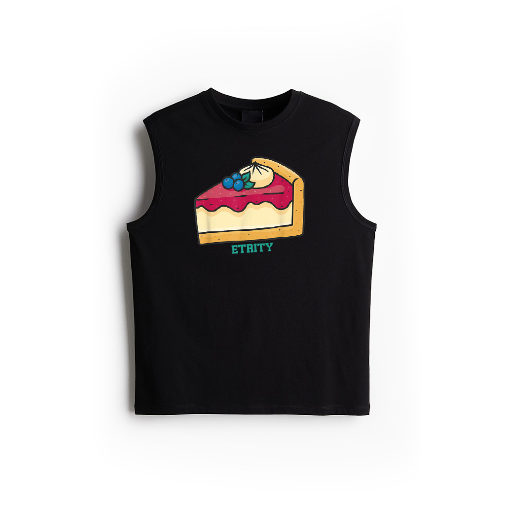 Cheese Cake With Fruit Fastfood Tank Top