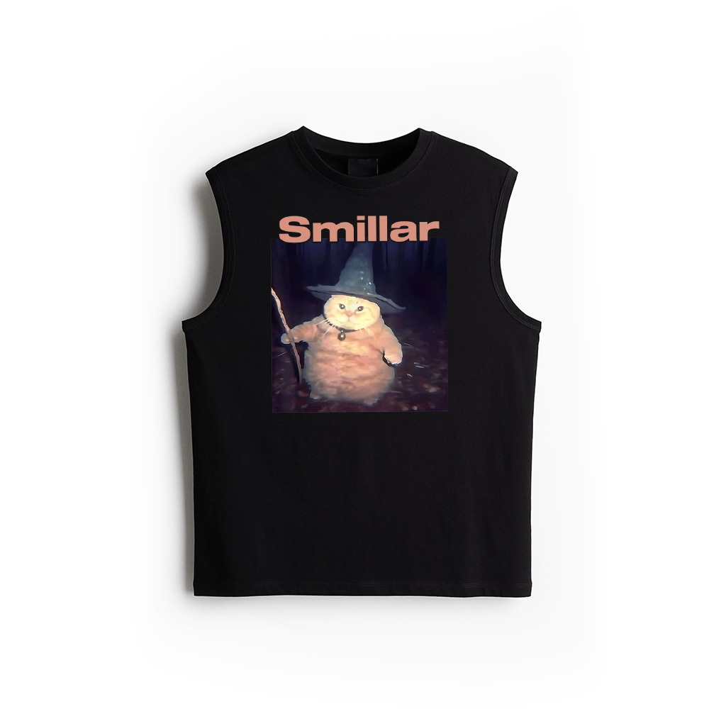 Cheeseball The Wizard Cat Vintage 90S Orange Cat Witch Cat Tank Top