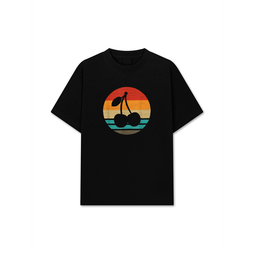 Cherries Retro Style Vintage T-Shirt 26-06-2025