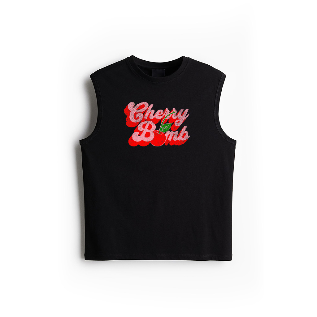 Cherry Bomb Retro 70S Vintage Style Cute Premium Tank Top
