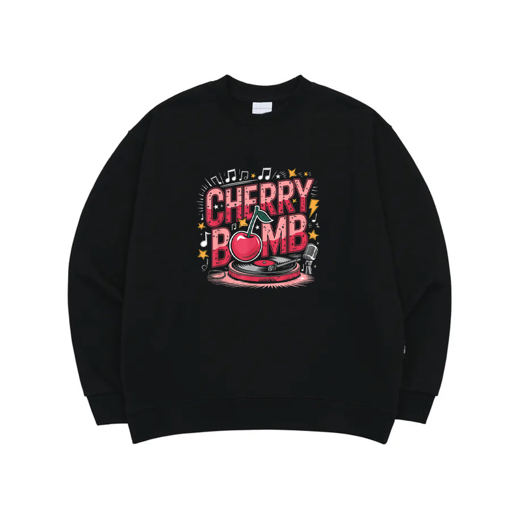 Cherry Bomb Tshirt Women Men Cherries Roller Derby Retro 70S Sweatshirt