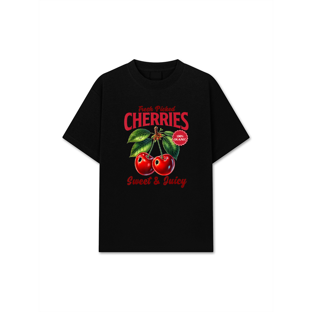 Cherry Farmer's Market Fresh Picked Cherries Cherry Lover T-Shirt 26-06-2025