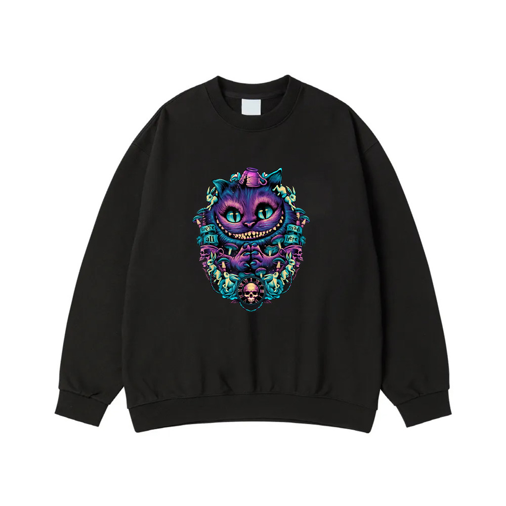 Cheshire CaSweatshirt Alice In Wonderland Graphic Sweatshirt