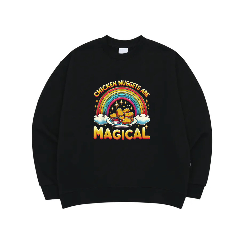 Chicken Nuggets Are Magical Fastfood Funny Chicken Nugs Sweatshirt