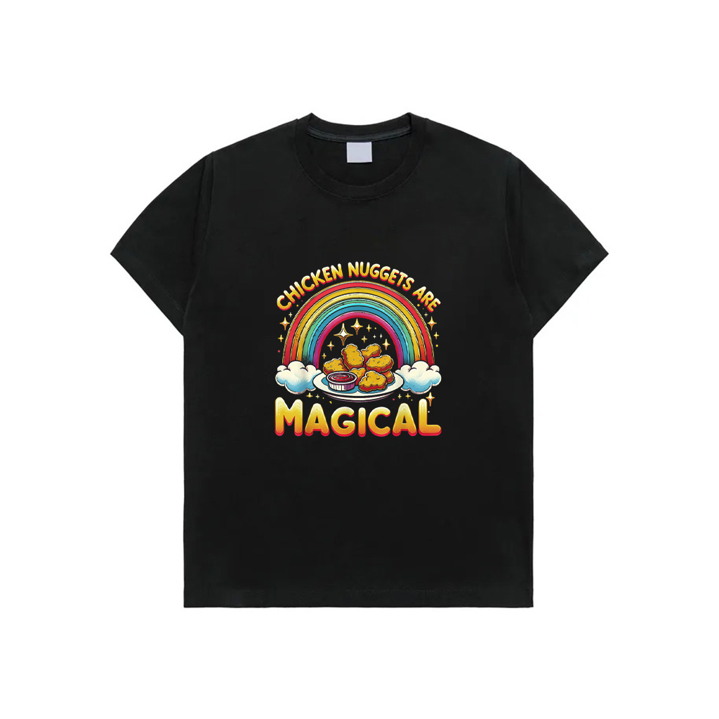 Chicken Nuggets Are Magical Fastfood Funny Chicken Nugs T-Shirt