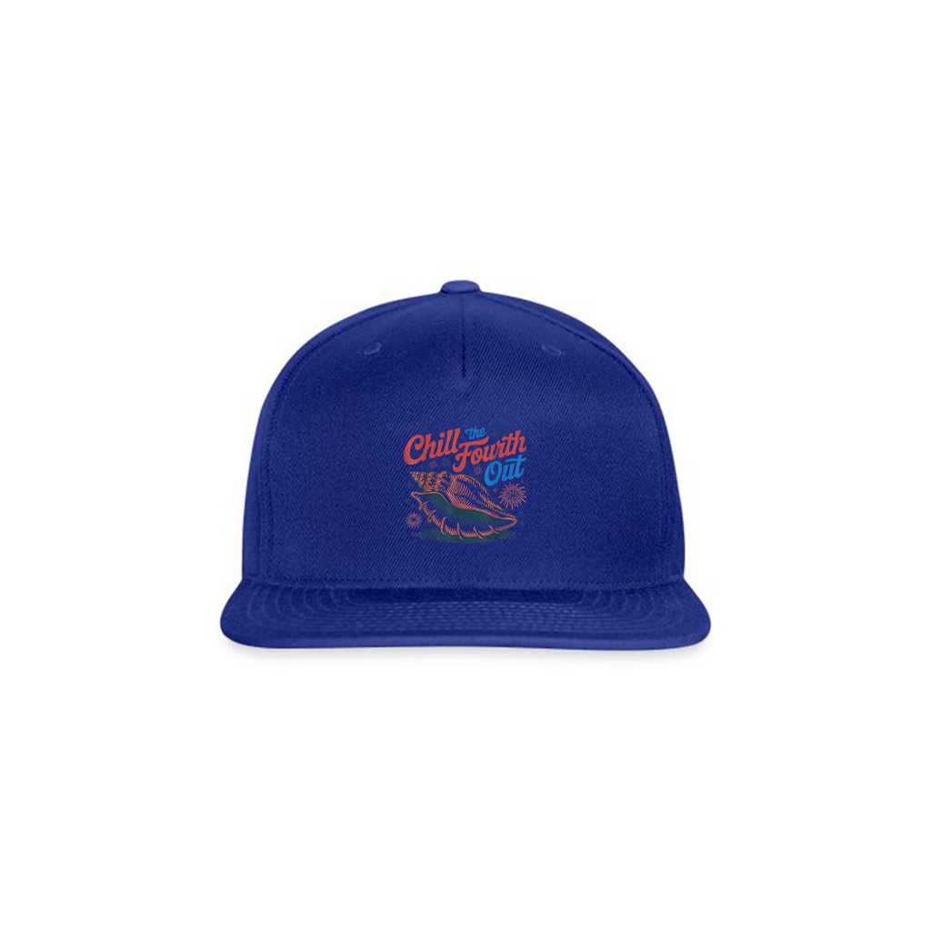 Chill The Fourth Out Funny Seashell Cap