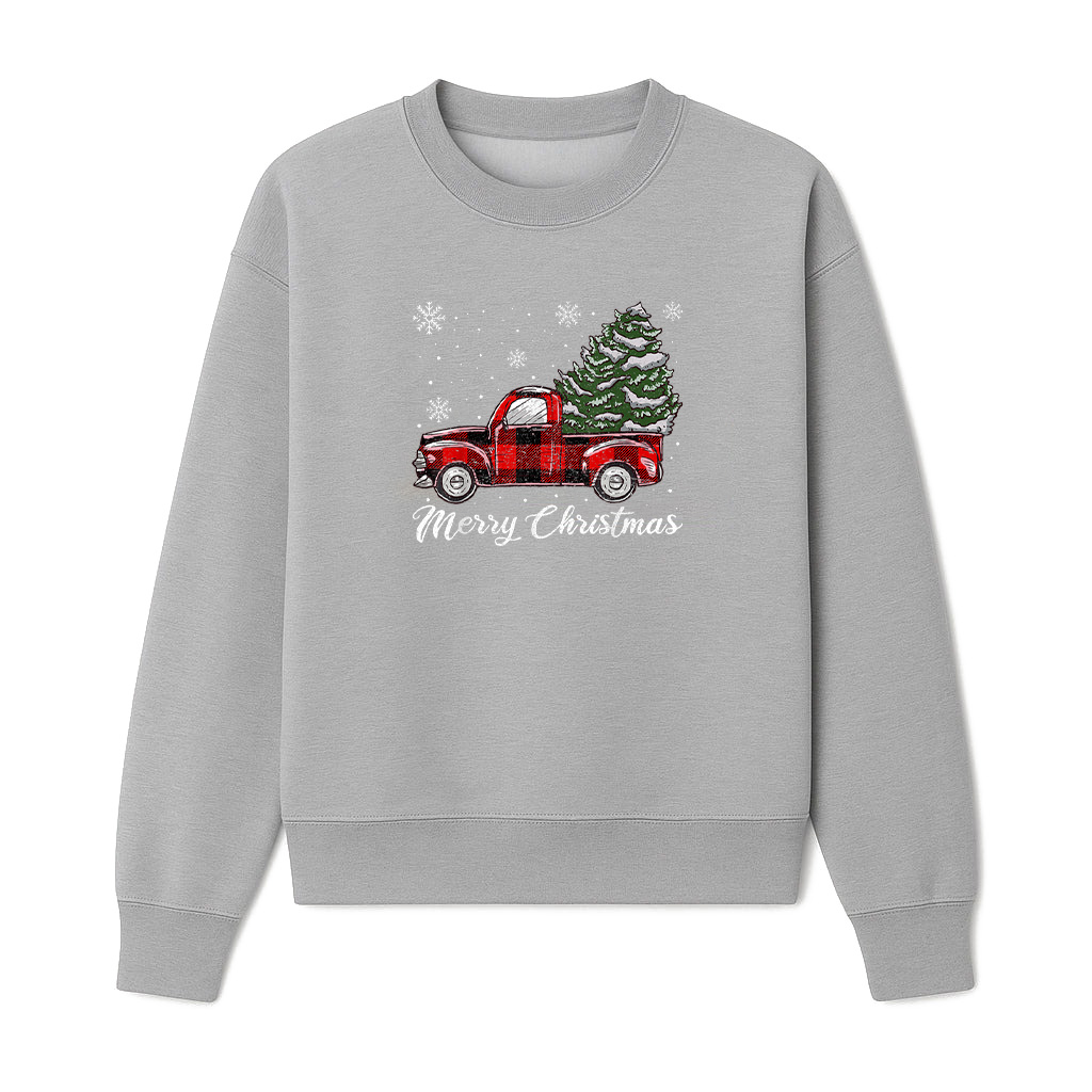 Christmas Tree Red Truck Sweatshirts 06-10-2025