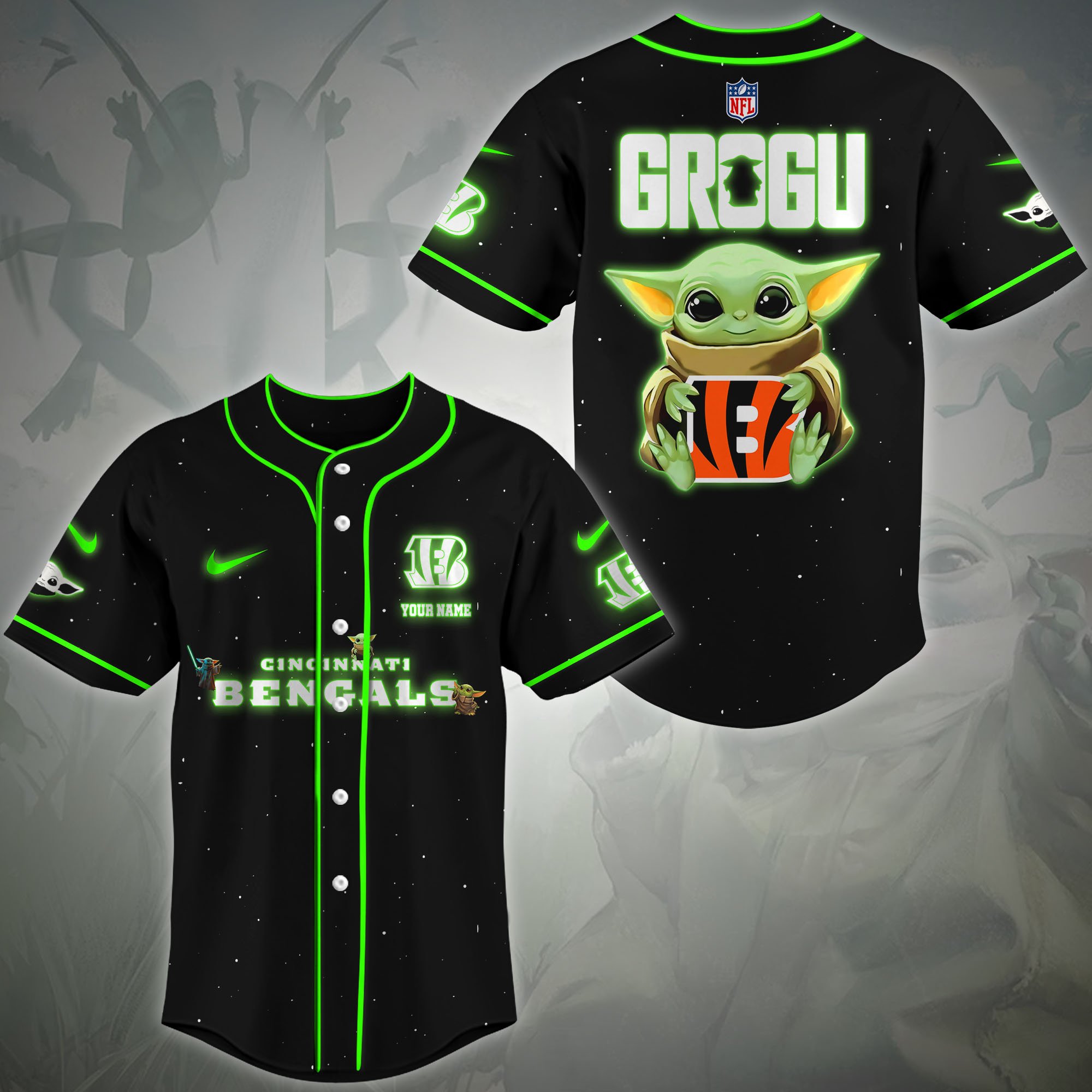 Cincinnati Bengals Baseball Shirt Custom Name, Sport Team Shirt, Sport Gifts