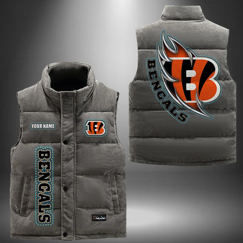 Cincinnati Bengals NFL Personalized Puffer Jacket For Fan
