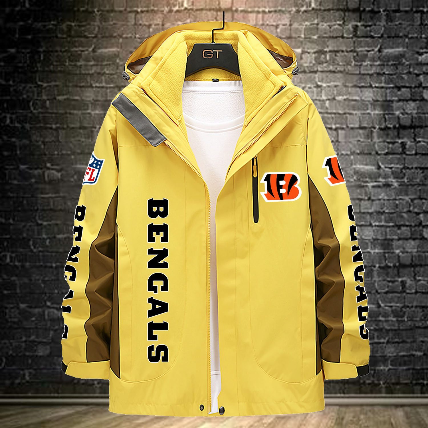 Cincinnati Bengals NFL Personalized Windbreaker Jacket For Fan